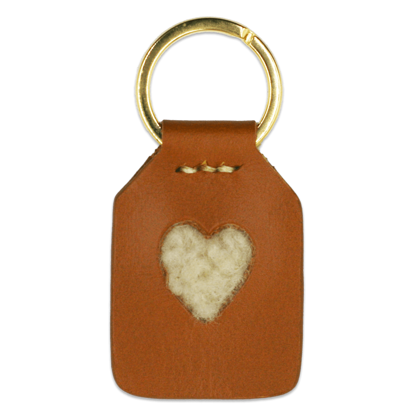 Camel + Sheep Heart - Keyring