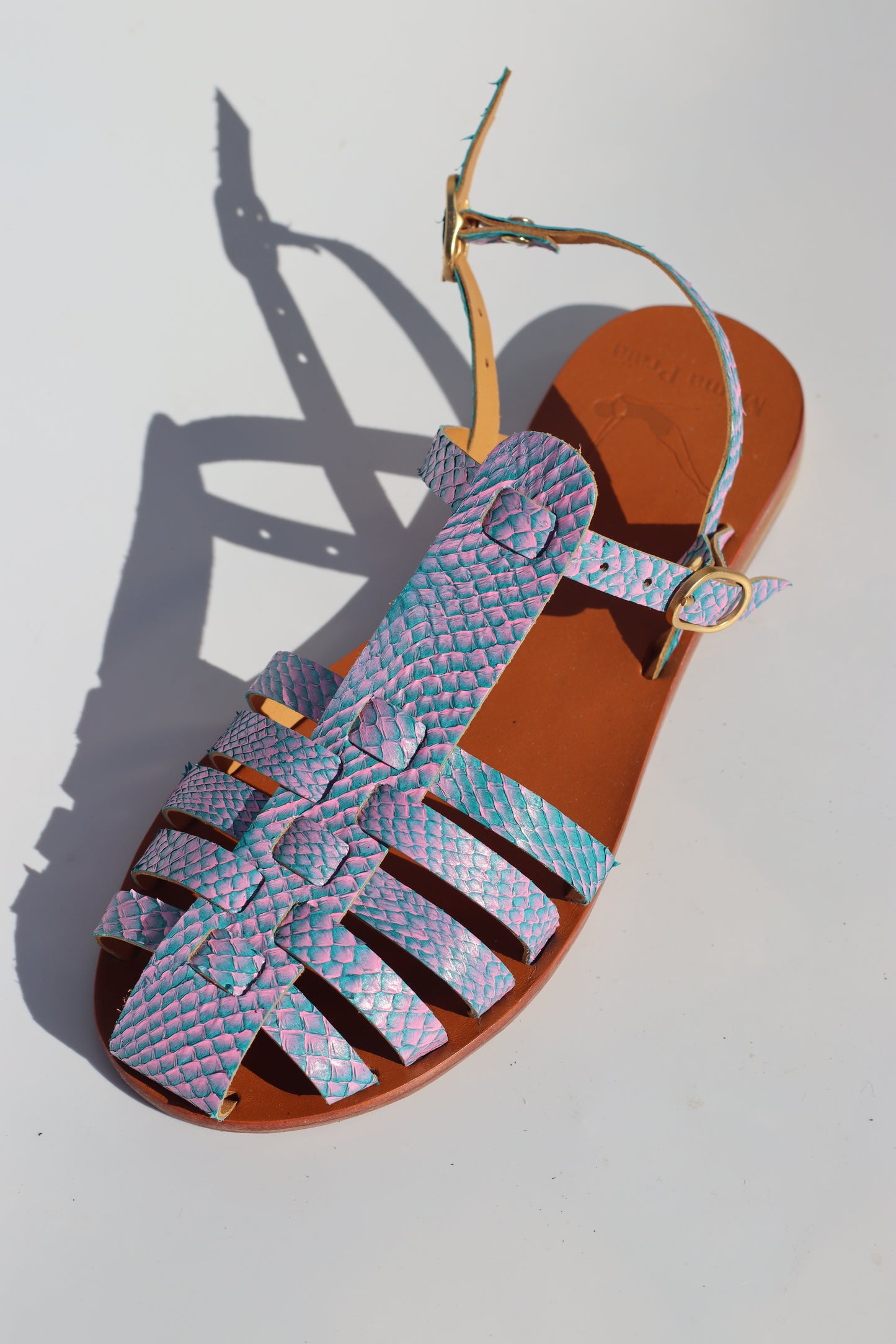 Mermaid Fish - Camel Sole - Fisherman Sandals