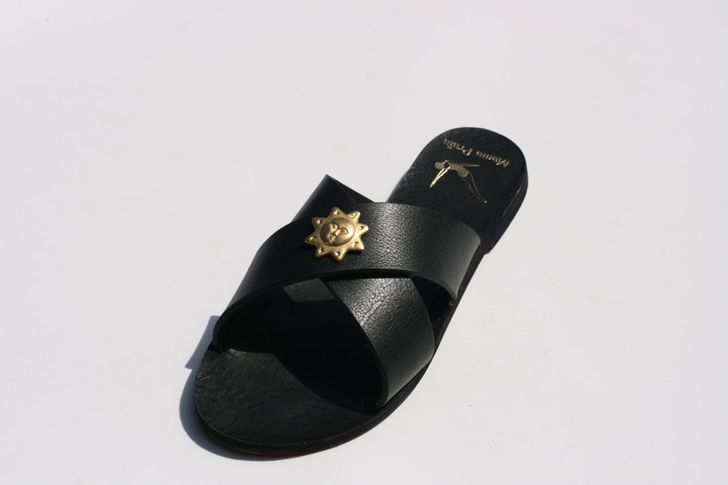 All Black Sun - Cross Sandals