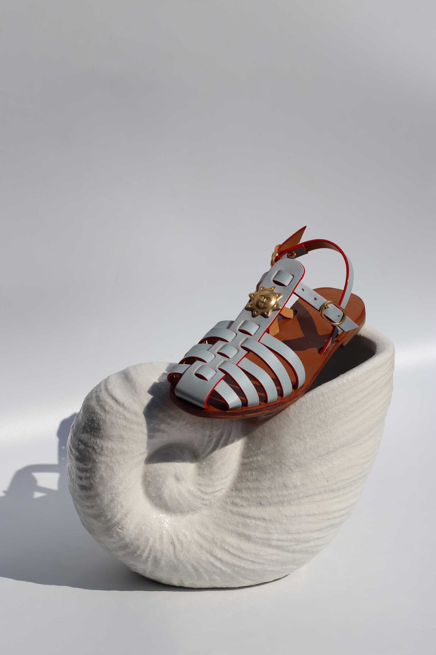 Gloria + Red Touch + Sun - Camel Sole - Fisherman Sandals