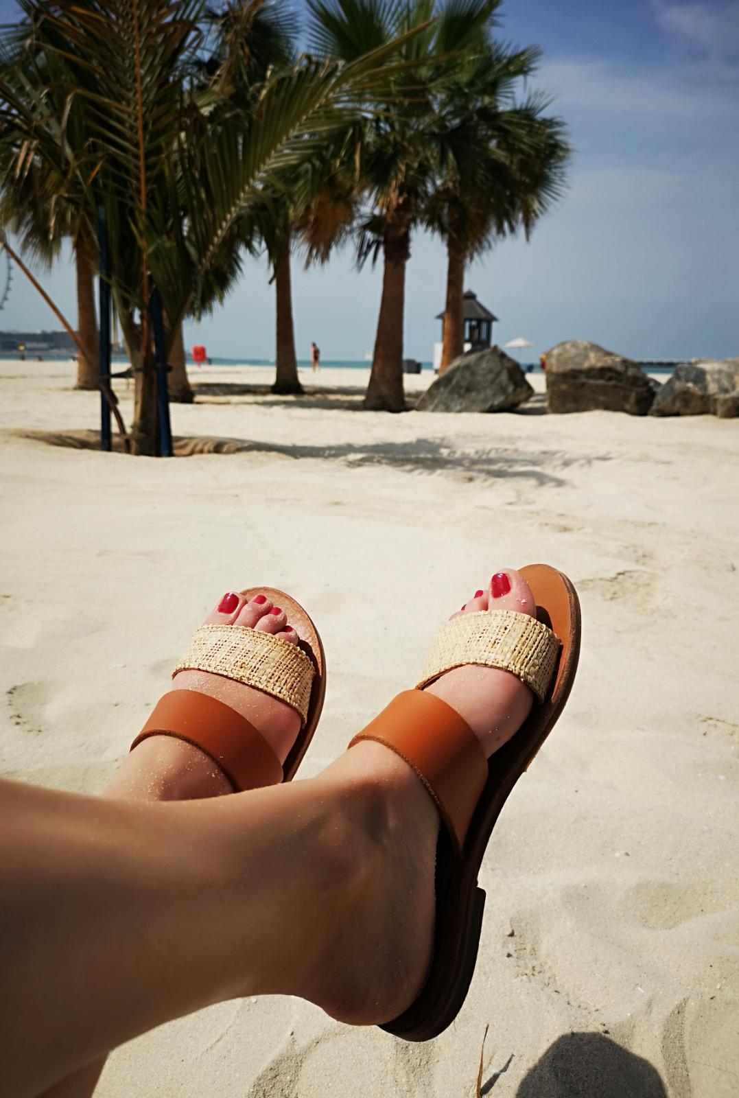 Camel & Raphiki - Camel Sole - Two-Strap Sandals