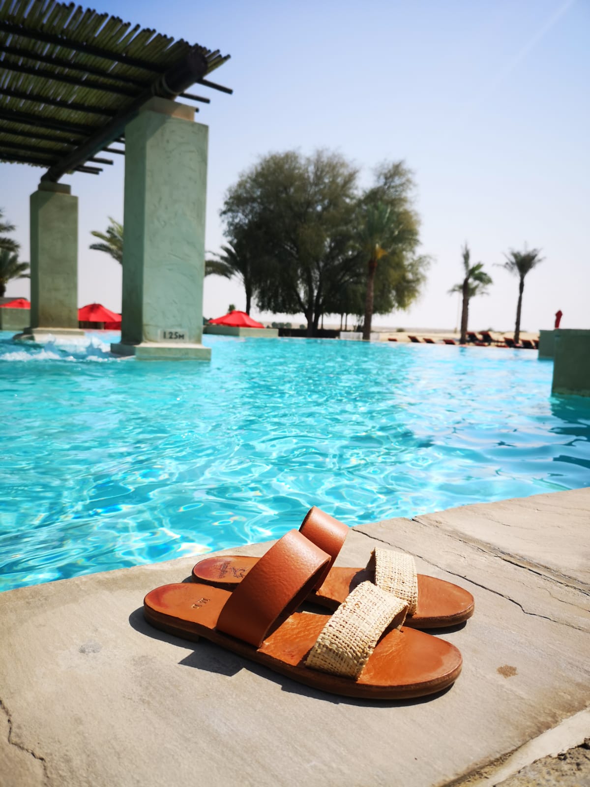 Camel & Raphiki - Camel Sole - Two-Strap Sandals