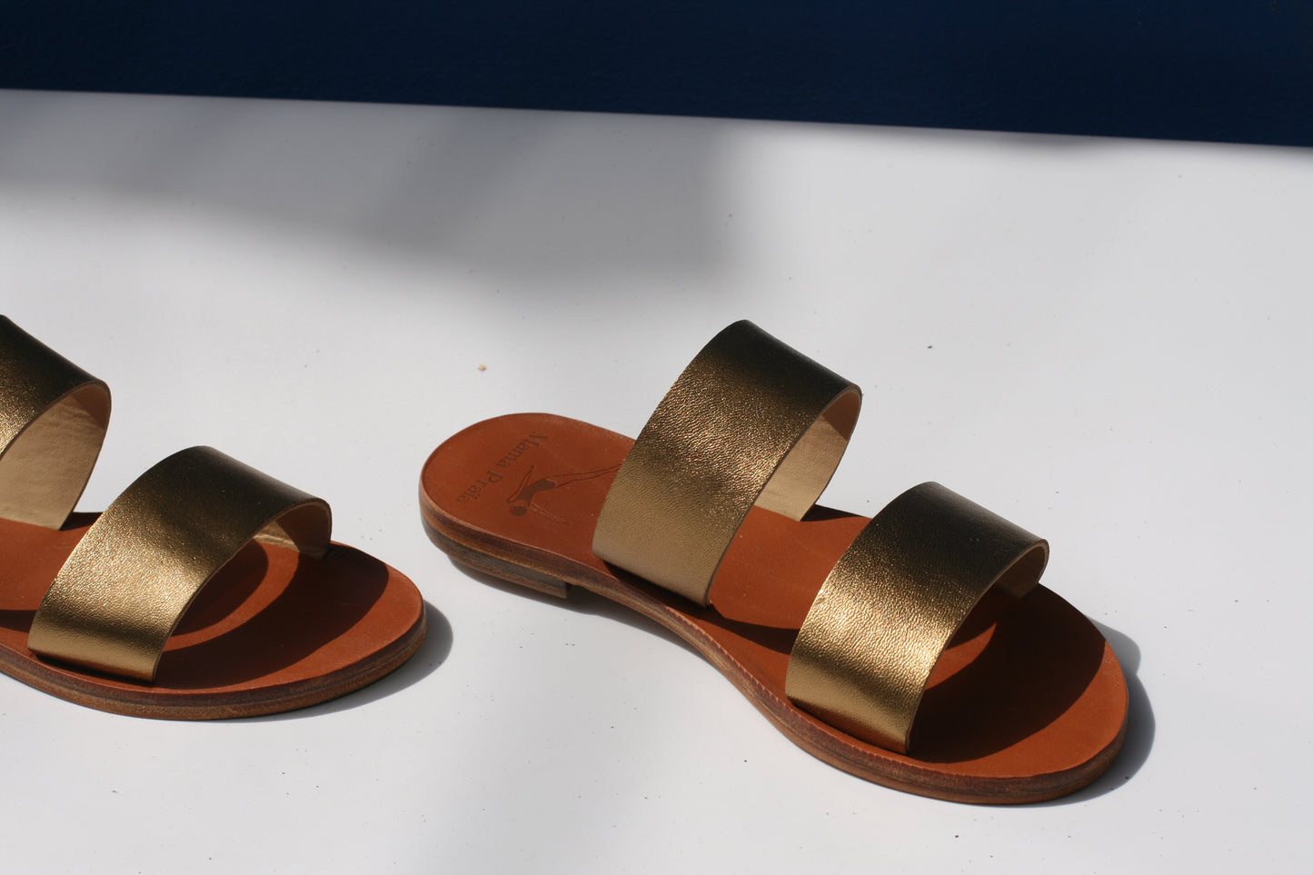Golden Eye - Two-Strap Sandals