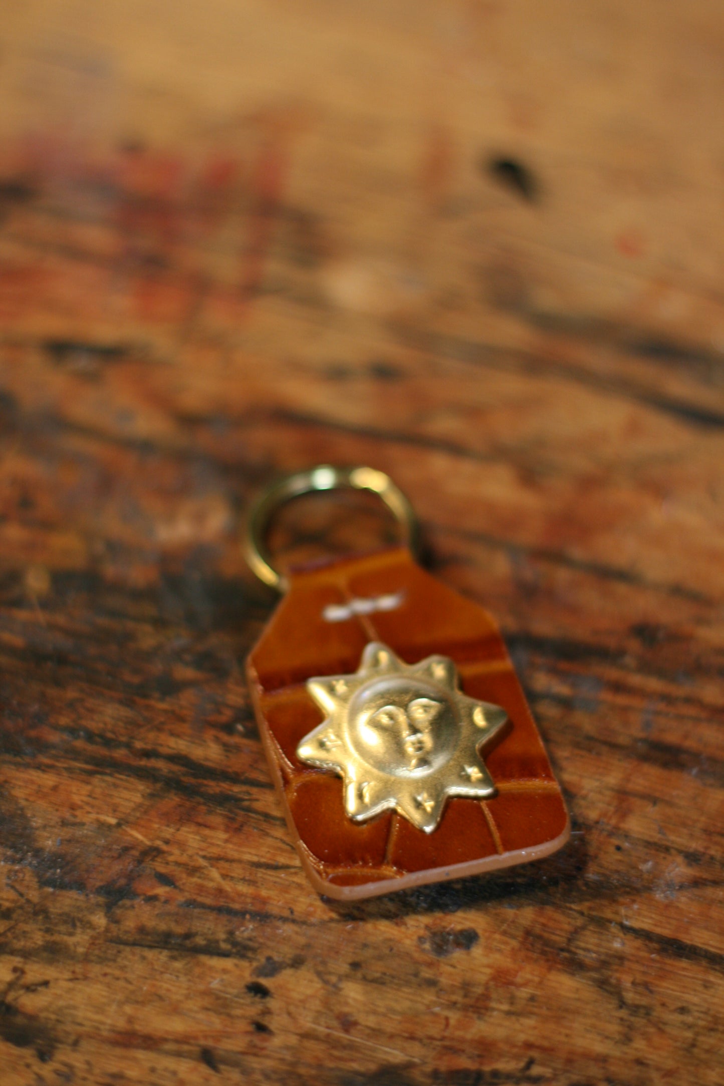 Croco Camel + Sunny Jewel - Keyring