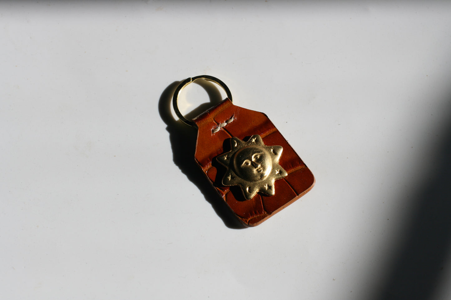 Croco Camel + Sunny Jewel - Keyring