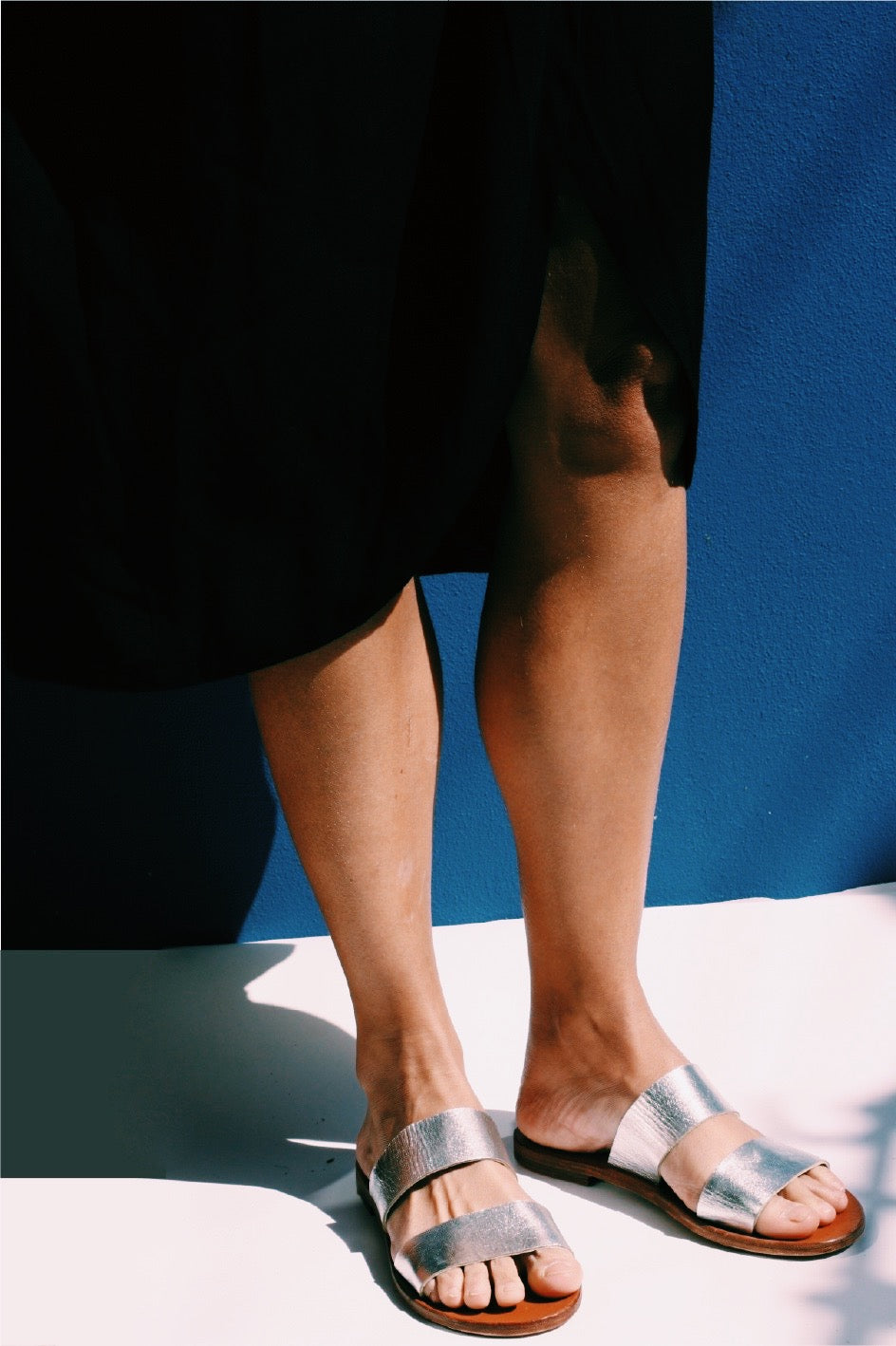 Silver Life - Two-Strap Sandals