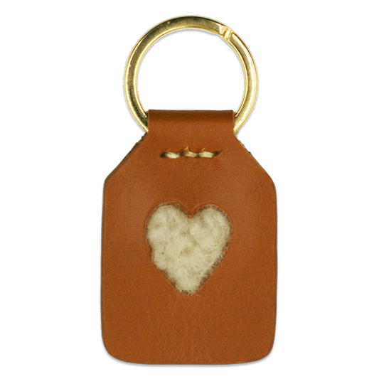 Camel + Sheep Heart - Keyring