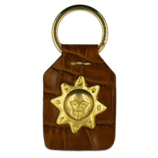 Croco Camel + Sunny Jewel - Keyring