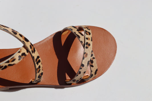 Leo - Camel Sole - Ankle Sandals