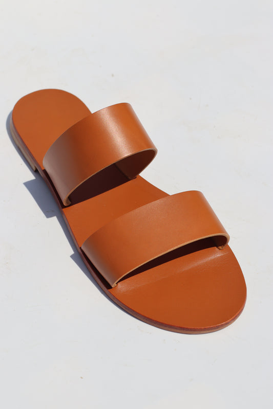 Camel - Camel Sole - Two-Strap Sandals