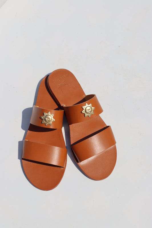 Camel + Sun - Camel Sole - Two-Strap Sandals