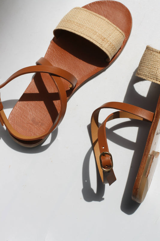 Raphiki - Camel Sole - Ankle Sandals