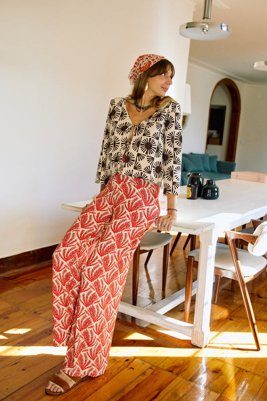 Dark Brown Suede + Cream Sheep - Camel Sole - Two-Strap Sandals