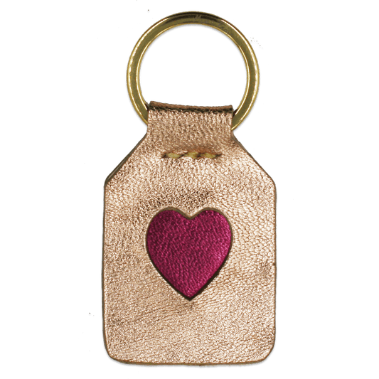 Goldy Pink + Disco Pink Heart - Porte-clés