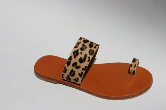 Leo - Camel Sole - Toe Sandals