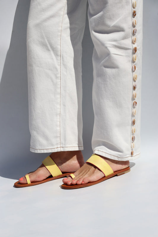 Sunny + Pink Touch - Camel Sole - Toe Sandals