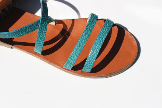 Turquoise - Sandales Ankle