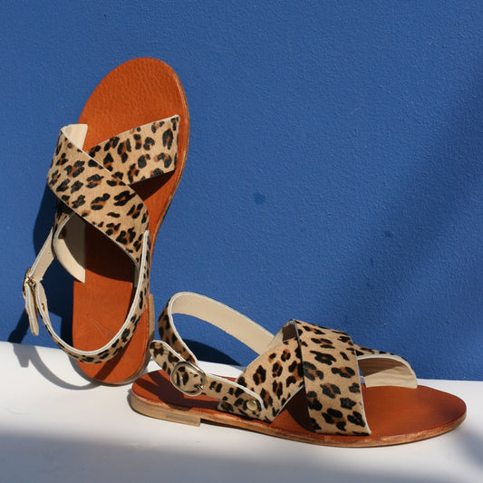 Leo - Sandales Slingback Cross