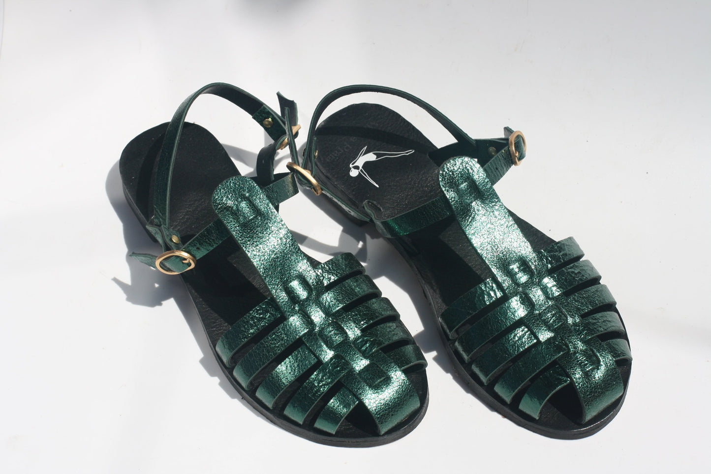 Dark Green - Fisherman Sandals