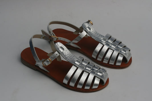 Silver - Fisherman Sandals