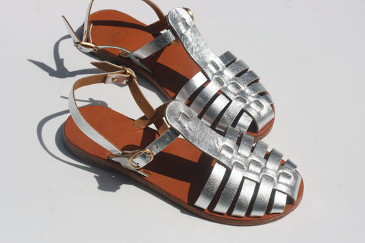 Silver - Fisherman Sandals