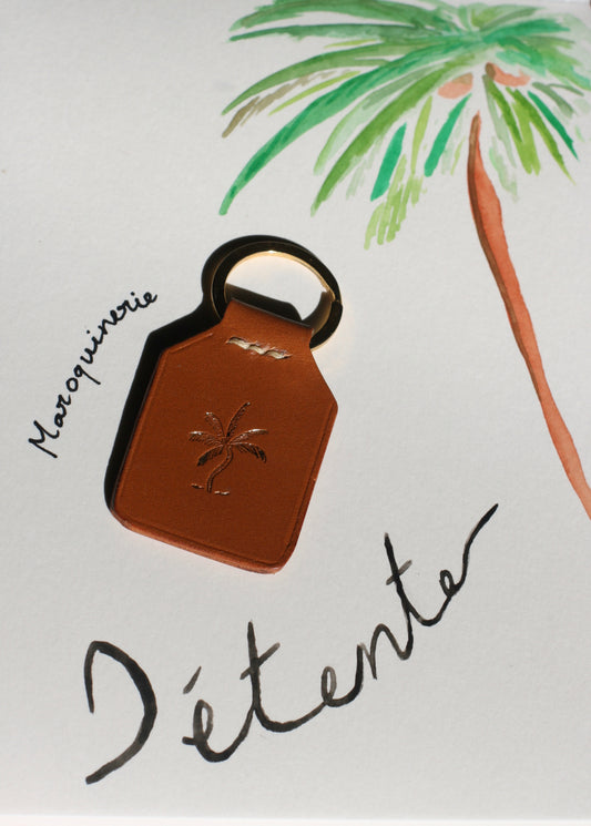 Camel + Goldy Palm Tree - Keyring